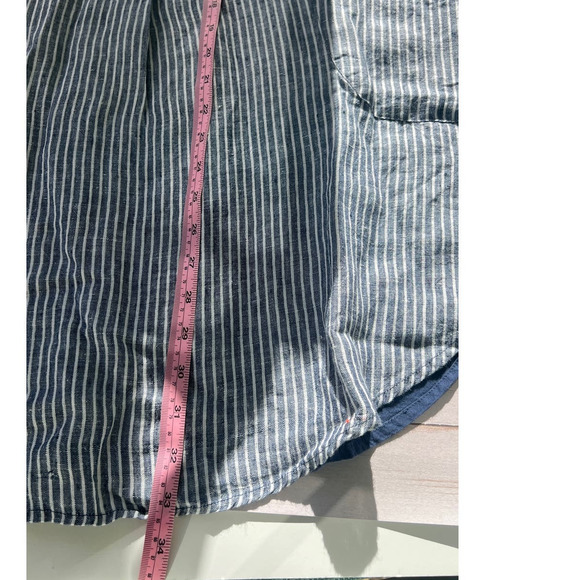 NWT Anthropology Kyla Seo Linen Cotton Embroidered Shirt Sz Small - Picture 9 of 11